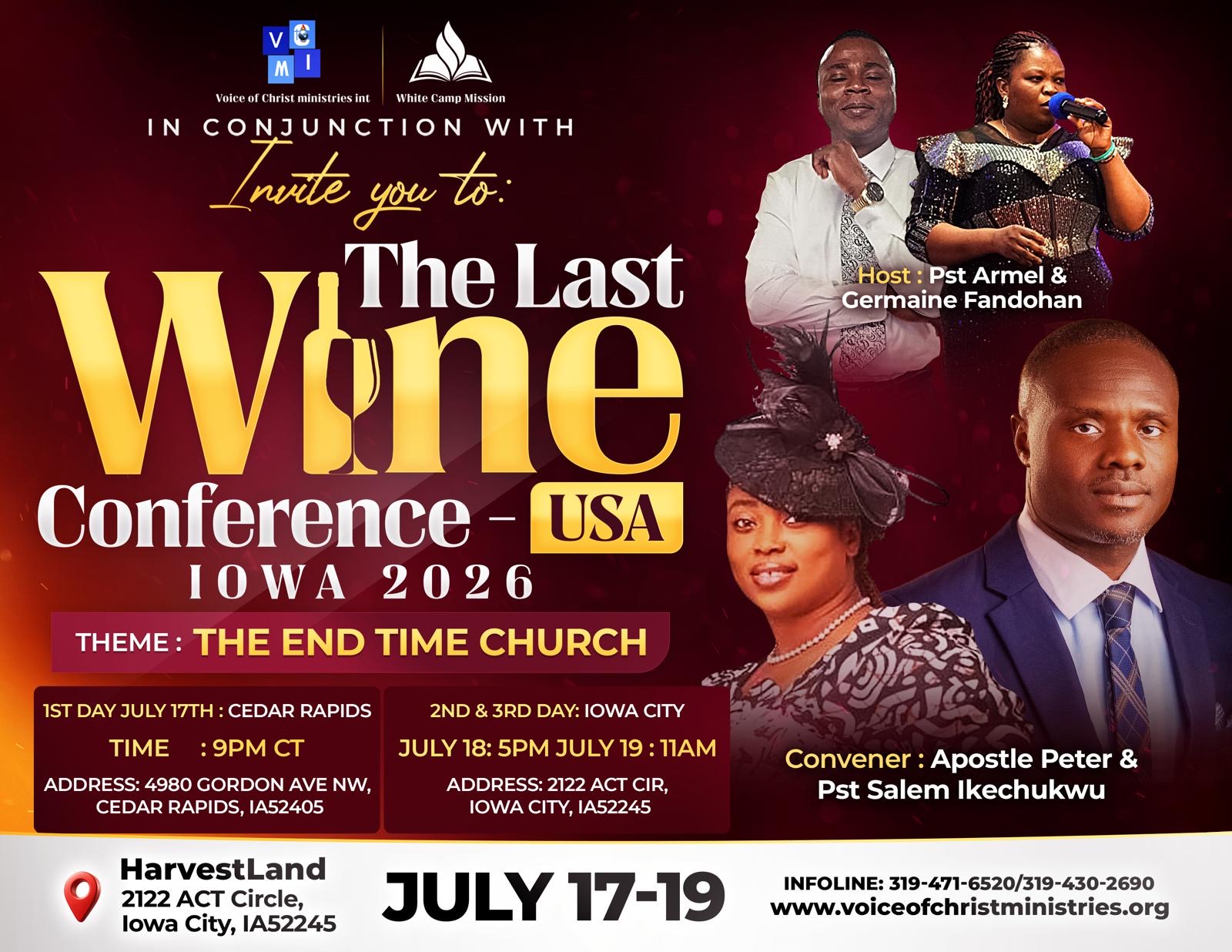 Last Wine conference 2026 flyer 2